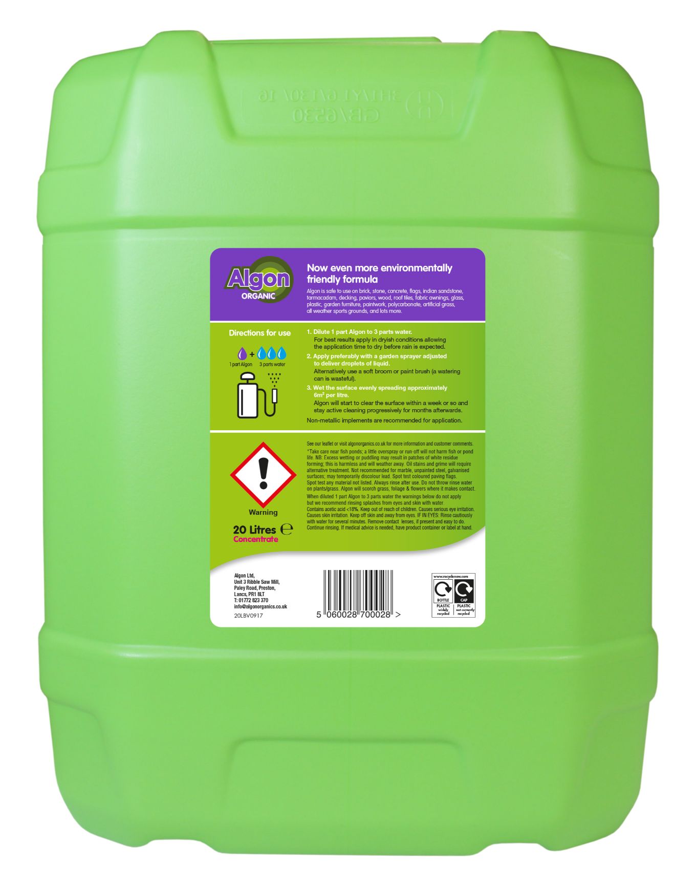 Algon Path and Patio Cleaner Moss Removal & Path Cleaner Greentech